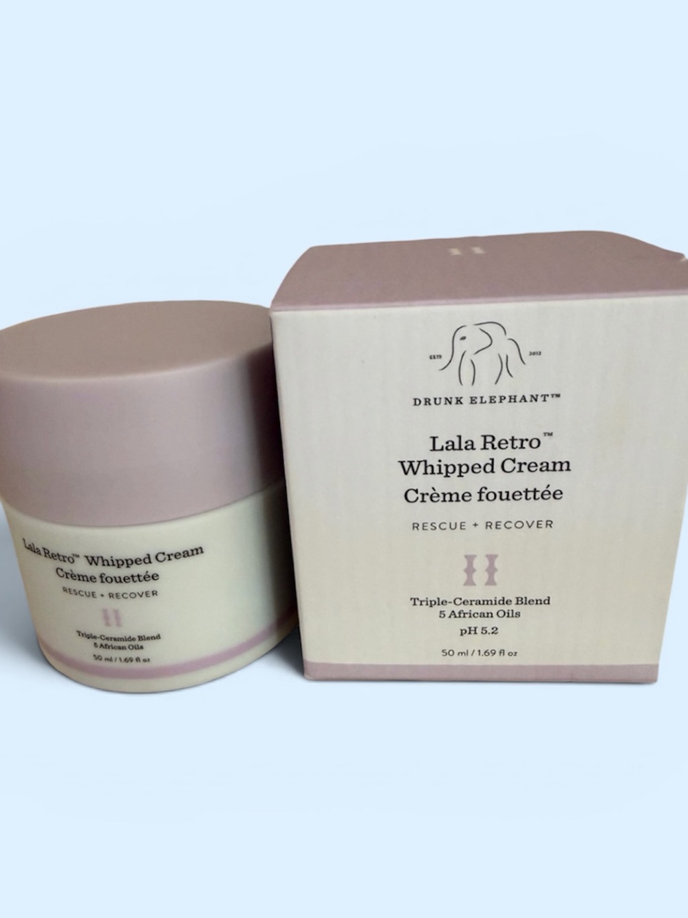 Drunk Elephant Lala Retro Whipped Cream - Rescue + Recover, 1.69 fl oz